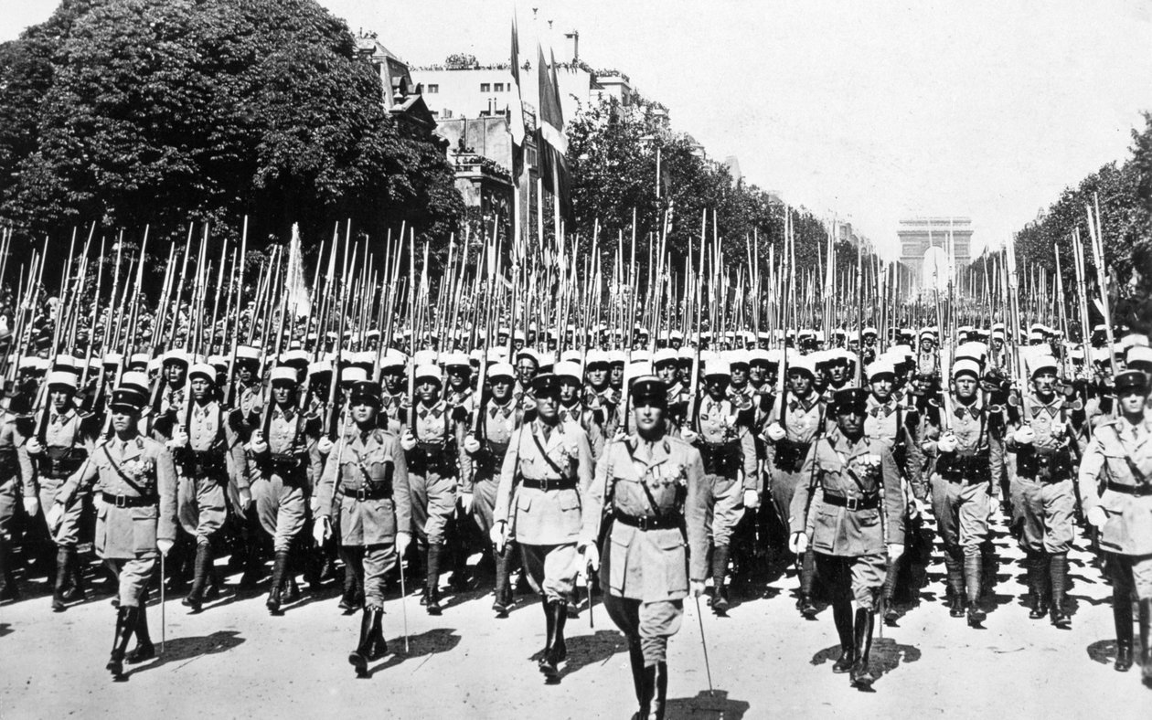 French Foreign Legion review, Paris, 14. juli 1939 av Unbekannt