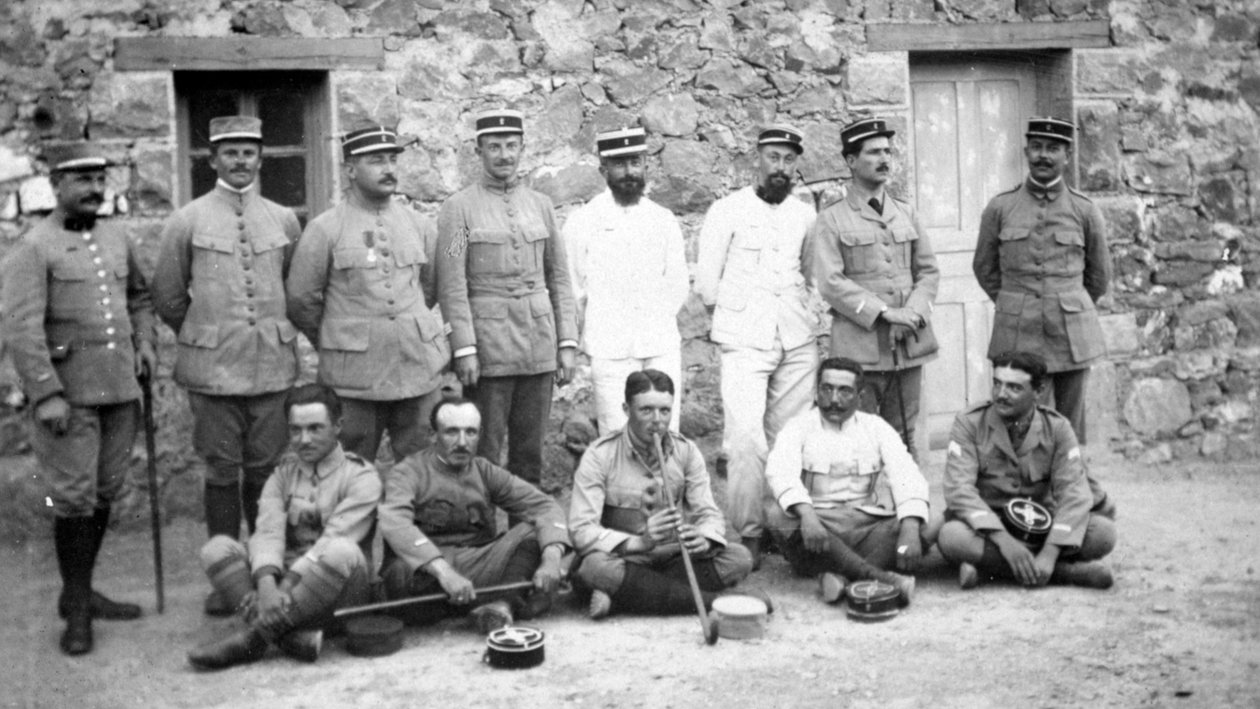 Franske fremmedlegionærer, 1917 av Unbekannt