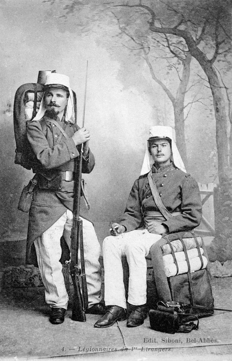 Franske fremmedlegionærer, Sidi Bel Abbes, Algerie, 1915 av Unbekannt