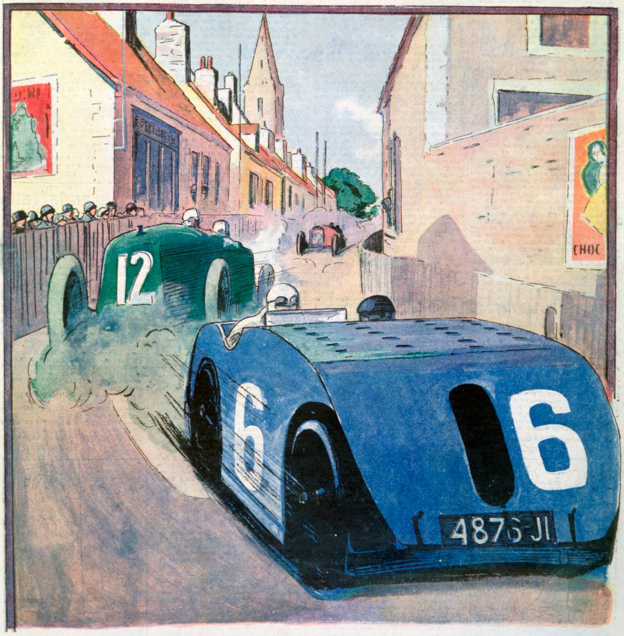 Fransk Grand Prix, Circuit de Touraine, Tours, Frankrike, 1923 av Unbekannt