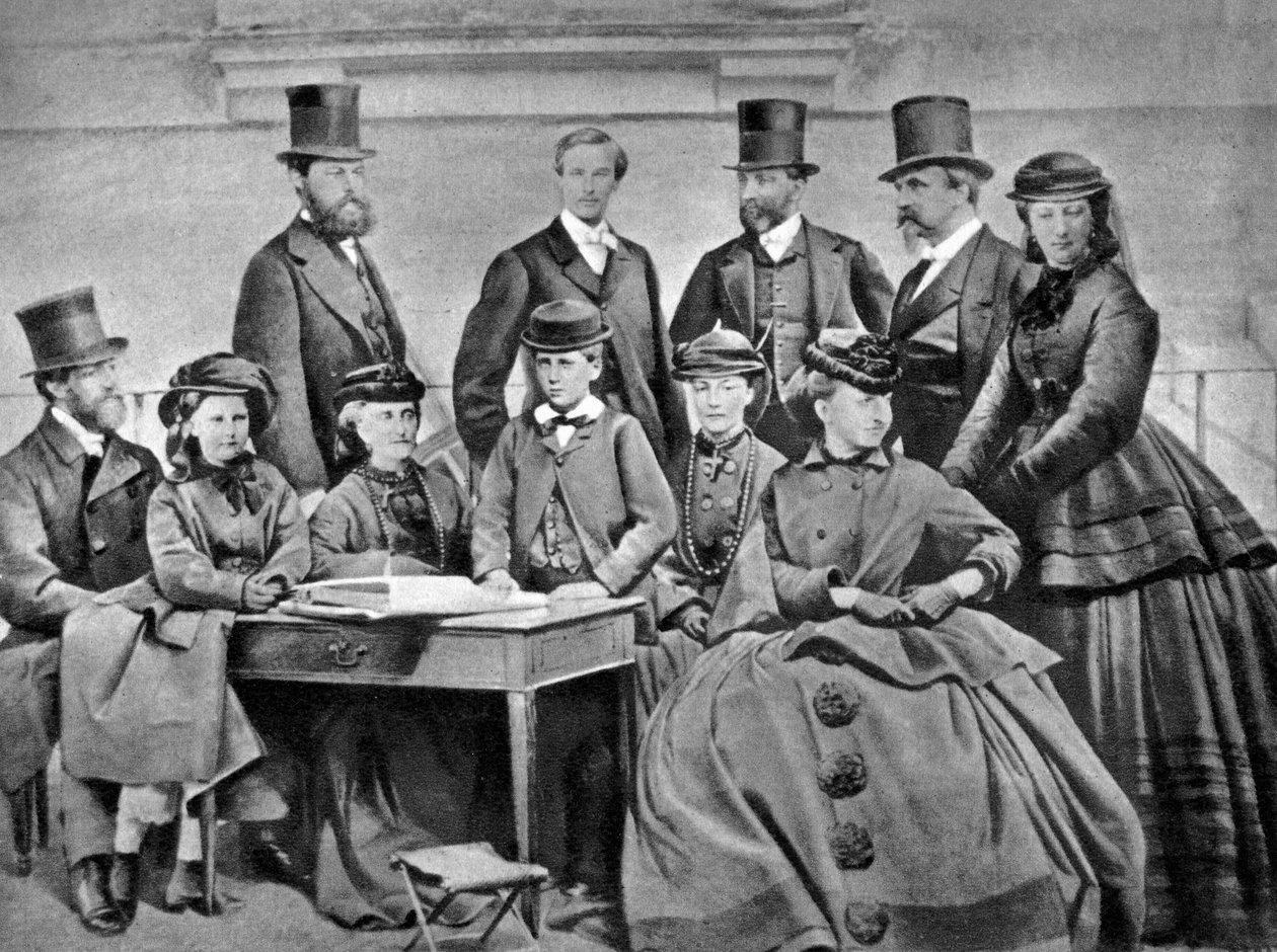 Fransk keiserfamilie, 1866 av Unbekannt