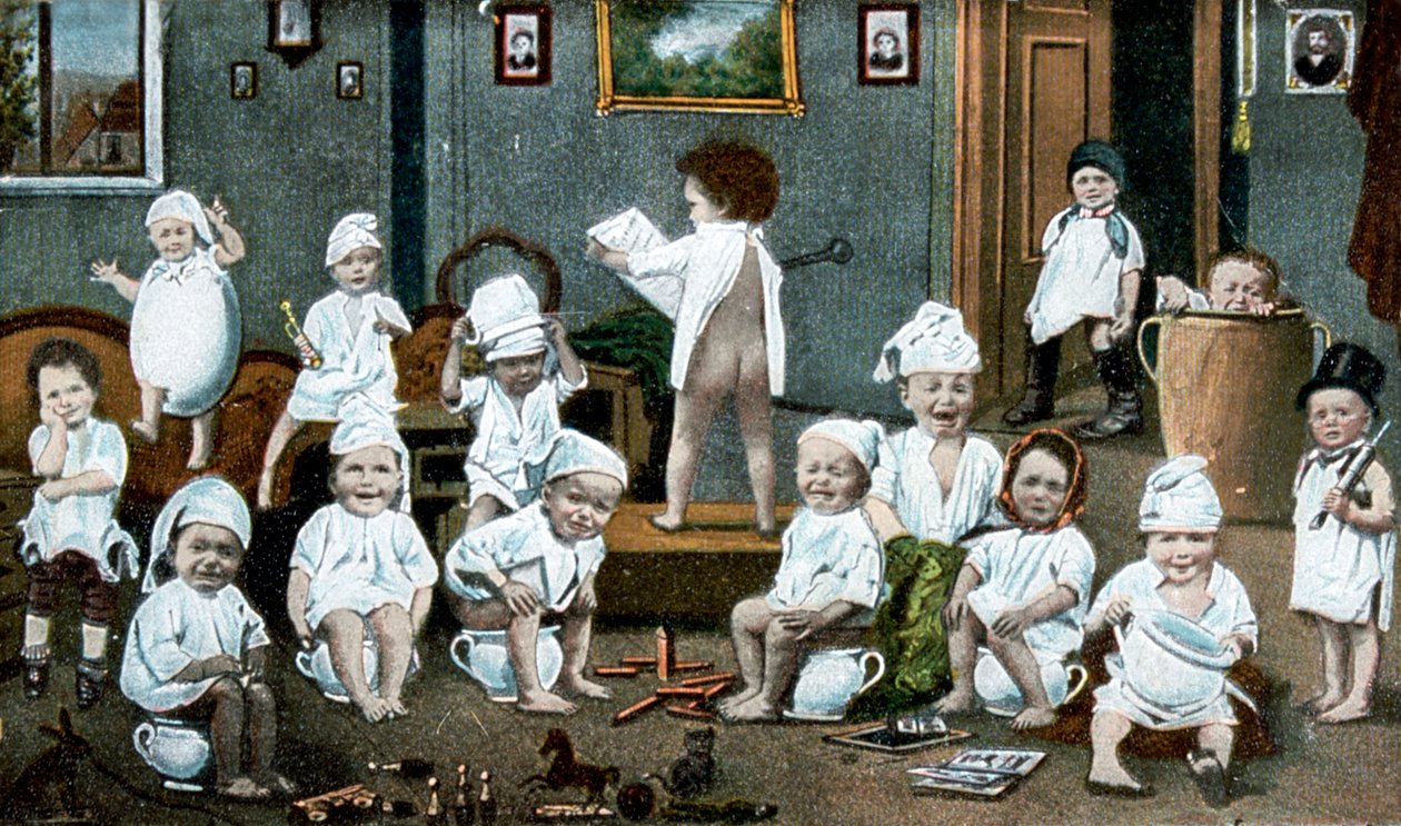 Fransk postkort, c1900 av Unbekannt