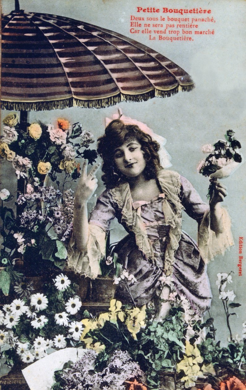 Fransk postkort, c1900 av Unbekannt
