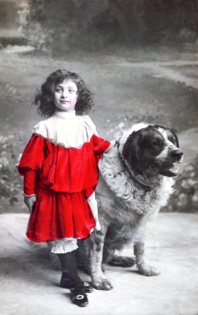 Fransk postkort, c1900 av Unbekannt