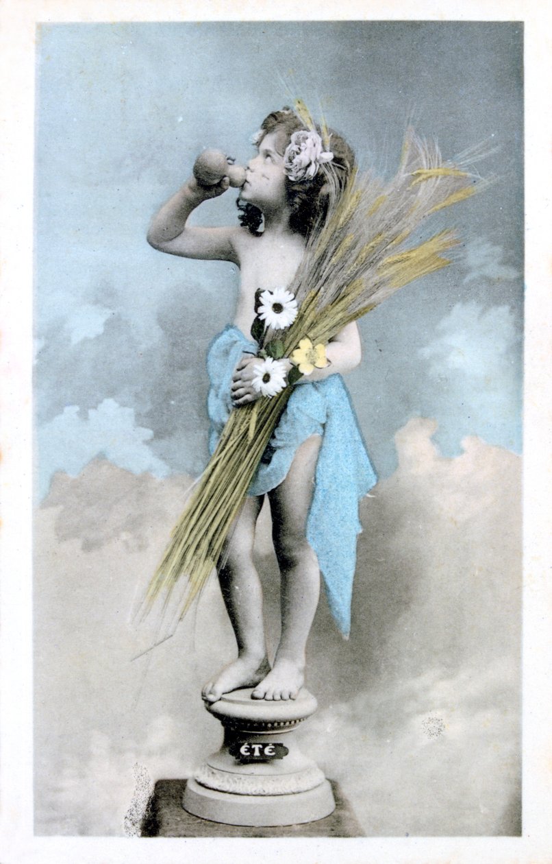 Fransk postkort, c1900 av Unbekannt