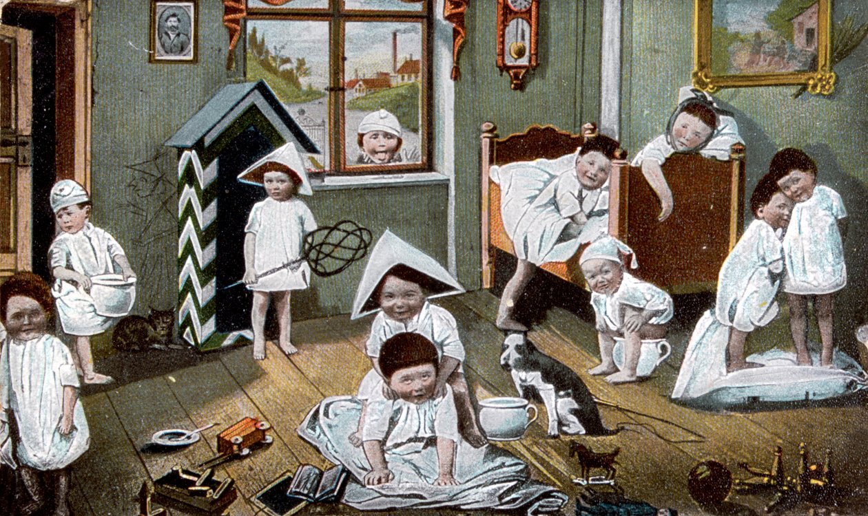 Fransk postkort, c1900 av Unbekannt