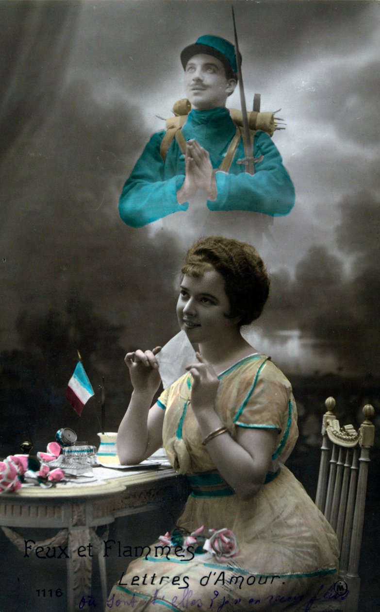 Fransk postkort fra første verdenskrig, 1914-1918 av Unbekannt
