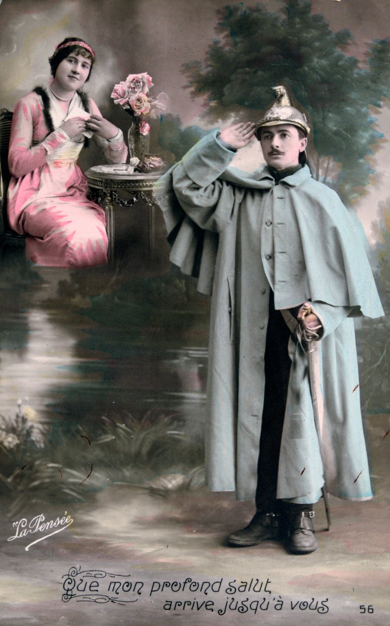 Fransk postkort fra første verdenskrig, 1914-1918 av Unbekannt