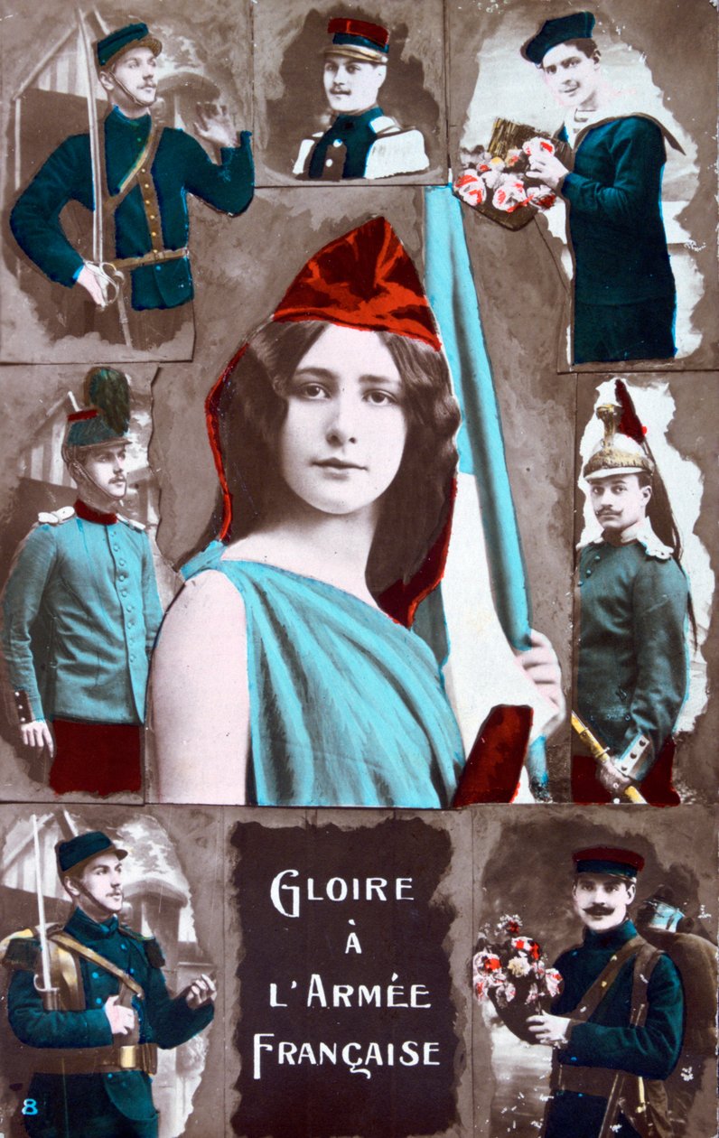 Fransk postkort fra første verdenskrig, 1914-1918 av Unbekannt
