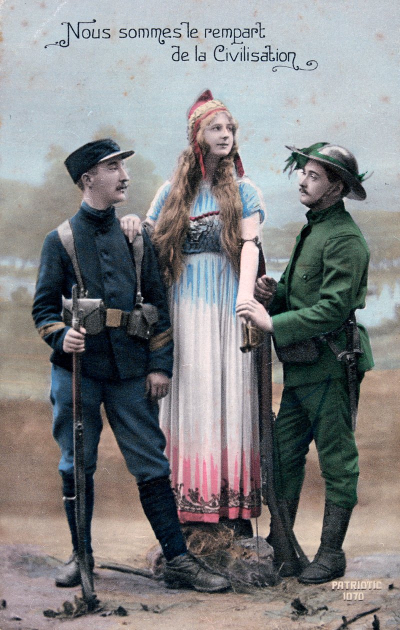 Fransk postkort fra første verdenskrig, 1914-1918 av Unbekannt