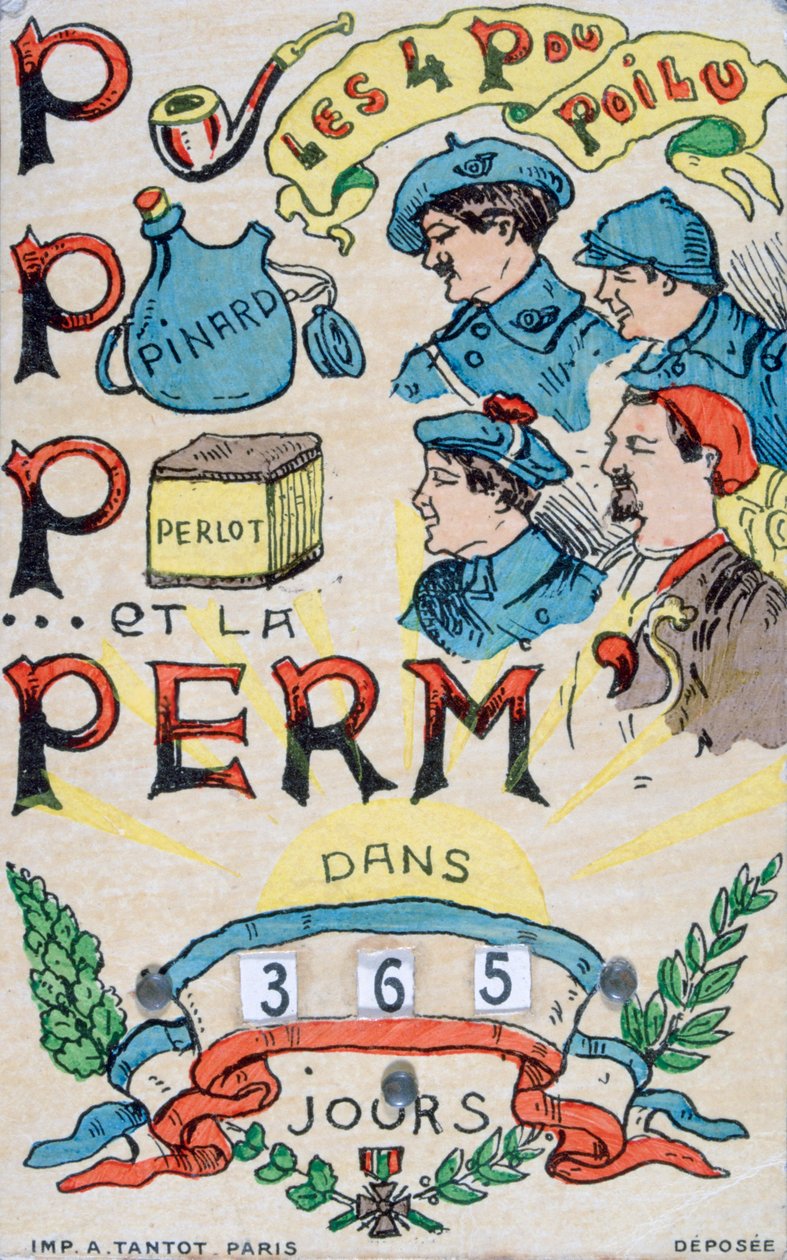Fransk postkort fra første verdenskrig, 1914-1918 av Unbekannt