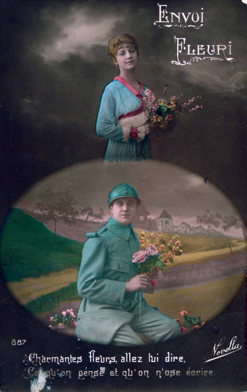 Fransk postkort fra første verdenskrig, 1914-1918 av Unbekannt
