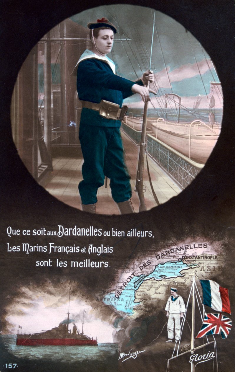 Fransk postkort fra første verdenskrig, 1914-1918 av Unbekannt