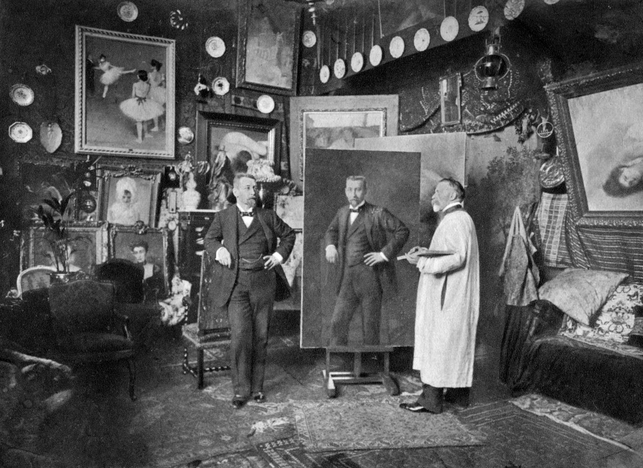 Fransk kunstner Louis-Robert Carrier-Belleuse maleri Doctor Boyen, 1906 av Unbekannt