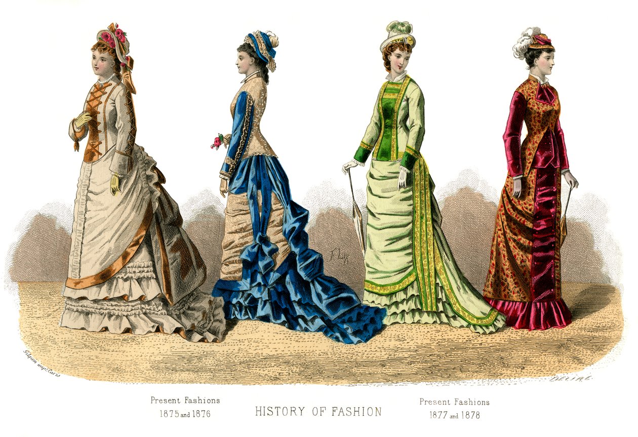 Fransk kostyme: Present Fashions, 1882 av Unbekannt