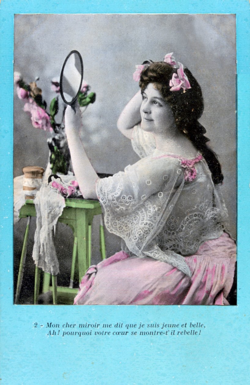 Fransk postkort, c1900 av Unbekannt