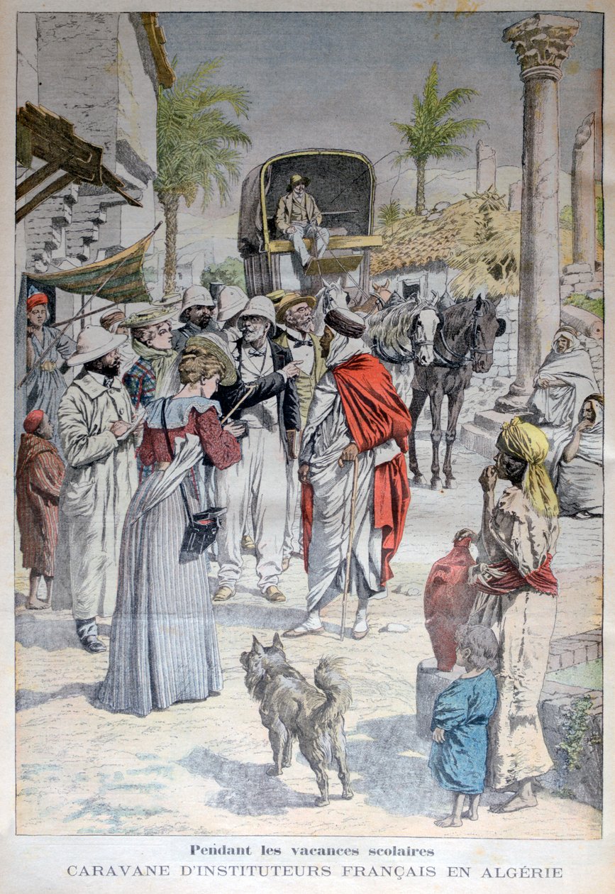 Fransklærere på besøk i Algerie i skoleferien, 1903 av Unbekannt
