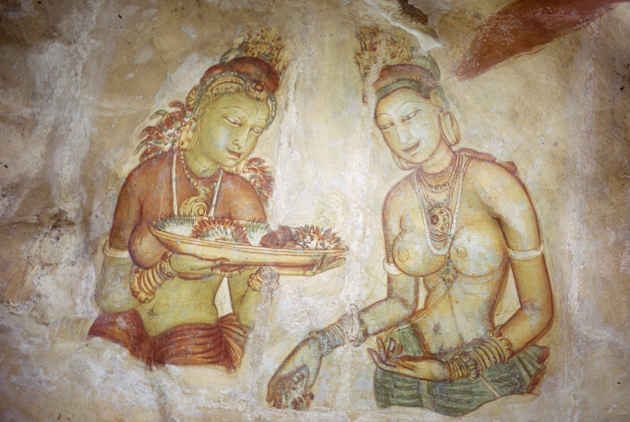 Fresco/Ladies of Sigiriya/Sri Lanka av Unbekannt