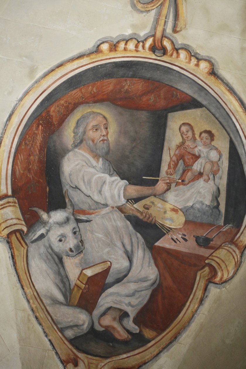 Fersk i Maglie kirke: Saint Luke-maleri, Maglie, Italia av Unbekannt