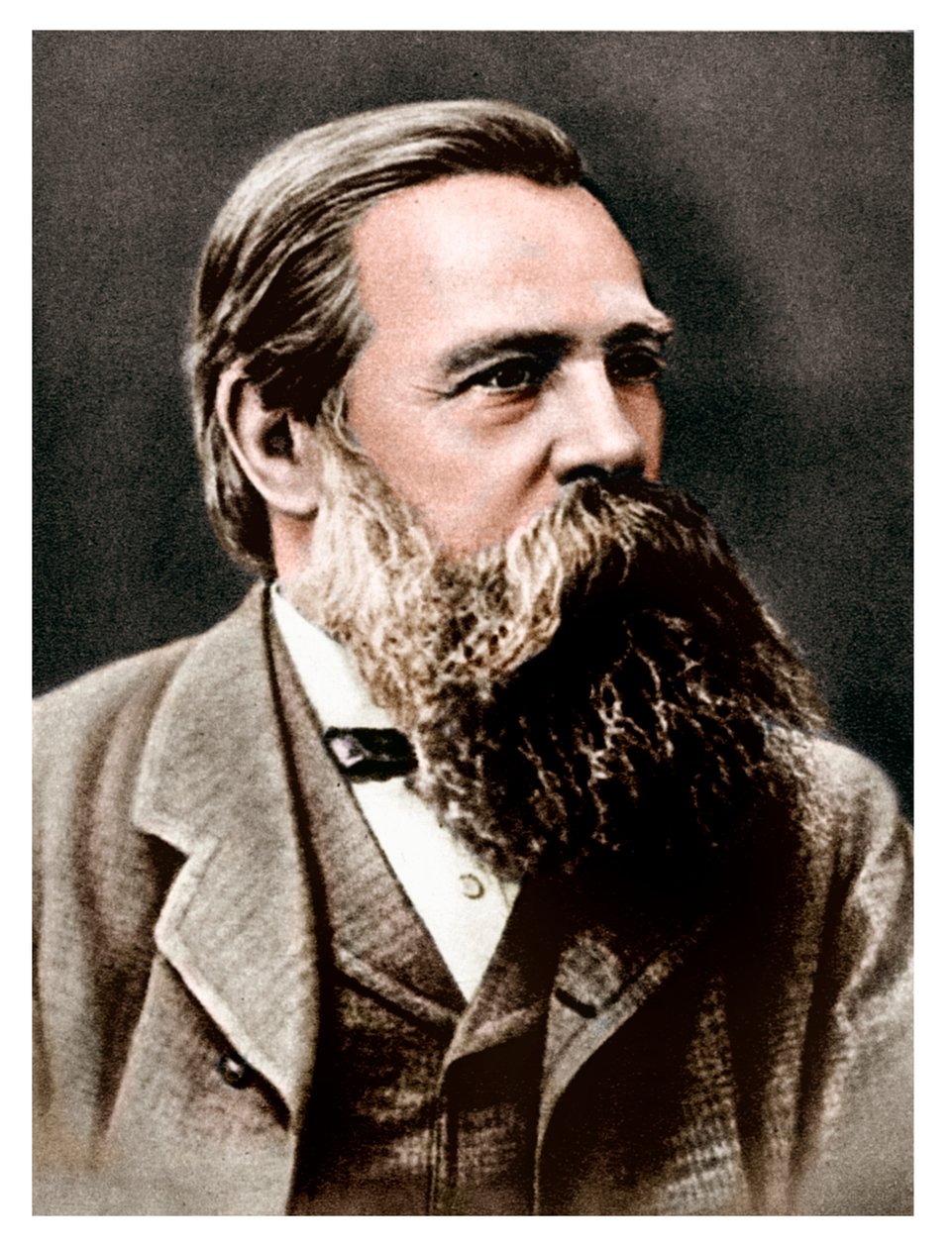Friedrich Engels, tysk sosialist og samarbeidspartner og tilhenger av Karl Marx, 1879 av Unbekannt