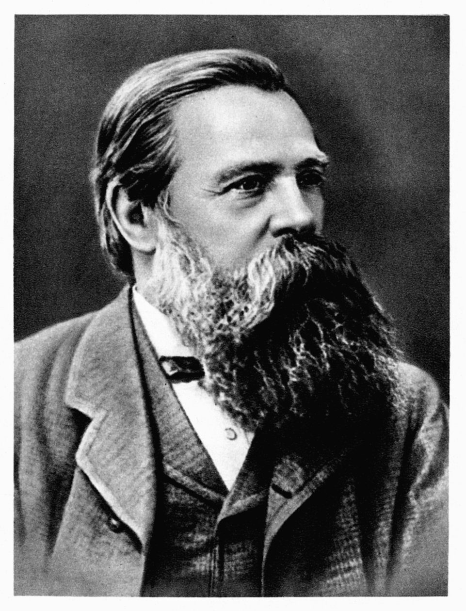 Friedrich Engels, tysk sosialist og samarbeidspartner og tilhenger av Karl Marx, 1879 av Unbekannt