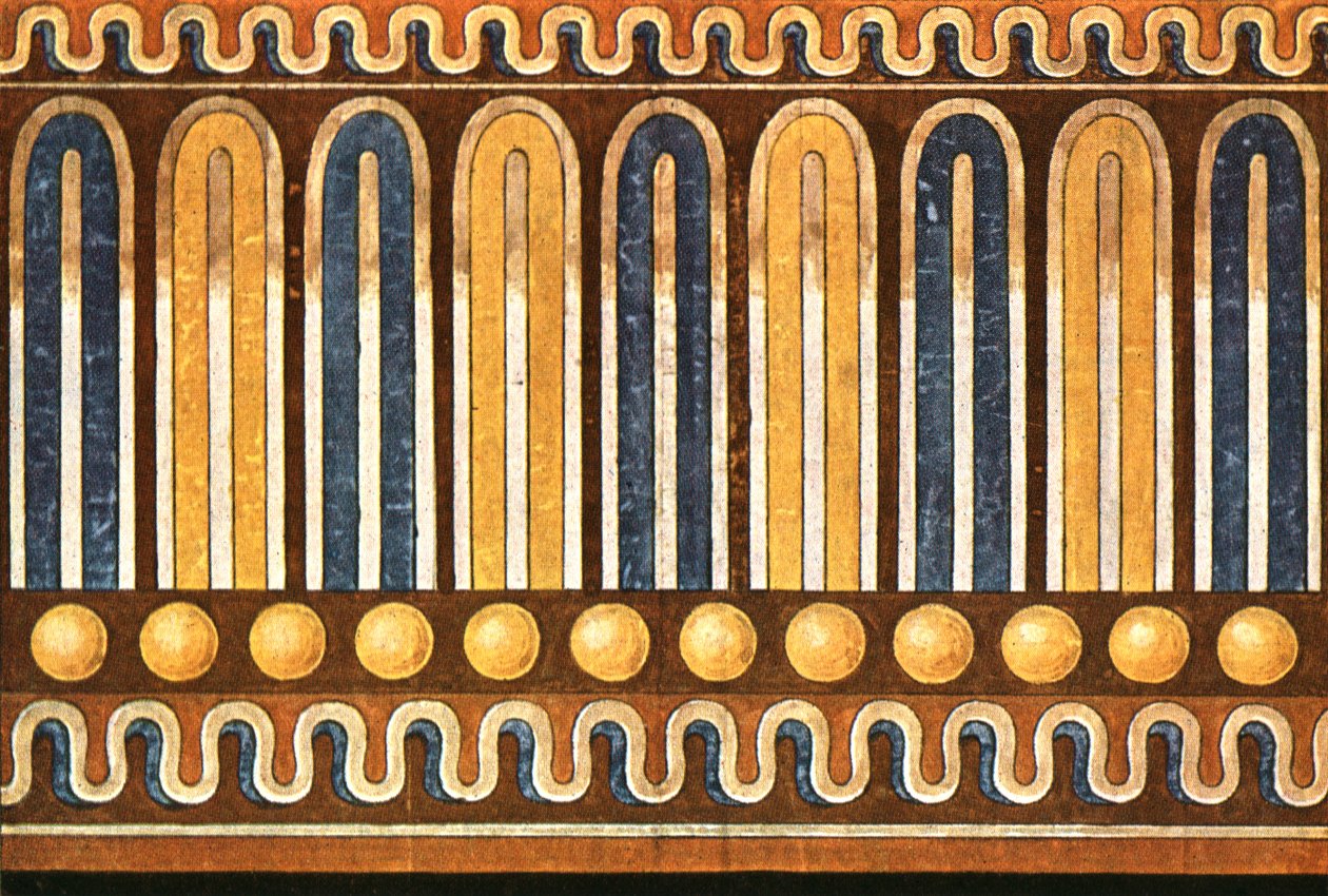 Frise fra François-graven Tomba François ved Vulci, Italia, 1928. av Unbekannt