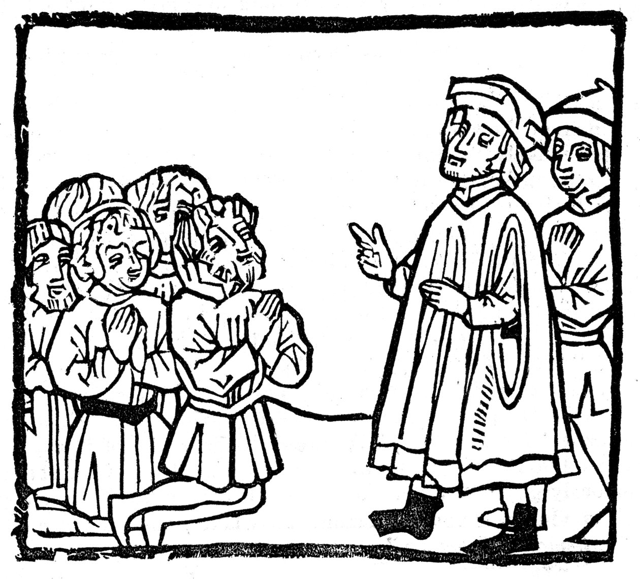 Fra Pfisters Biblia pauperum, 1462 1844 av Unbekannt