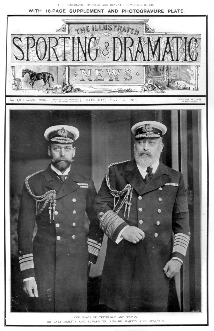 Forside av The Illustrated Sporting and Dramatic News, 14. mai 1910 av Unbekannt