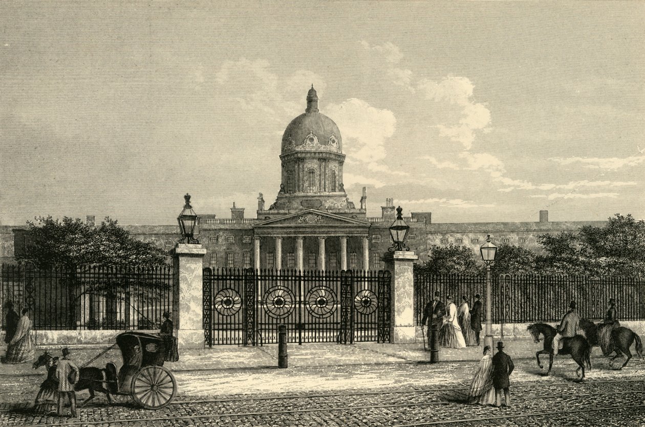 Forfra av Bethlehem sykehus, c1876. av Unbekannt
