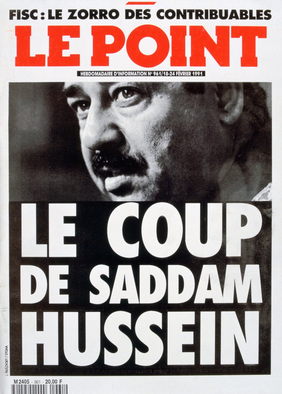 Forside av Le Point, februar 1991 av Unbekannt