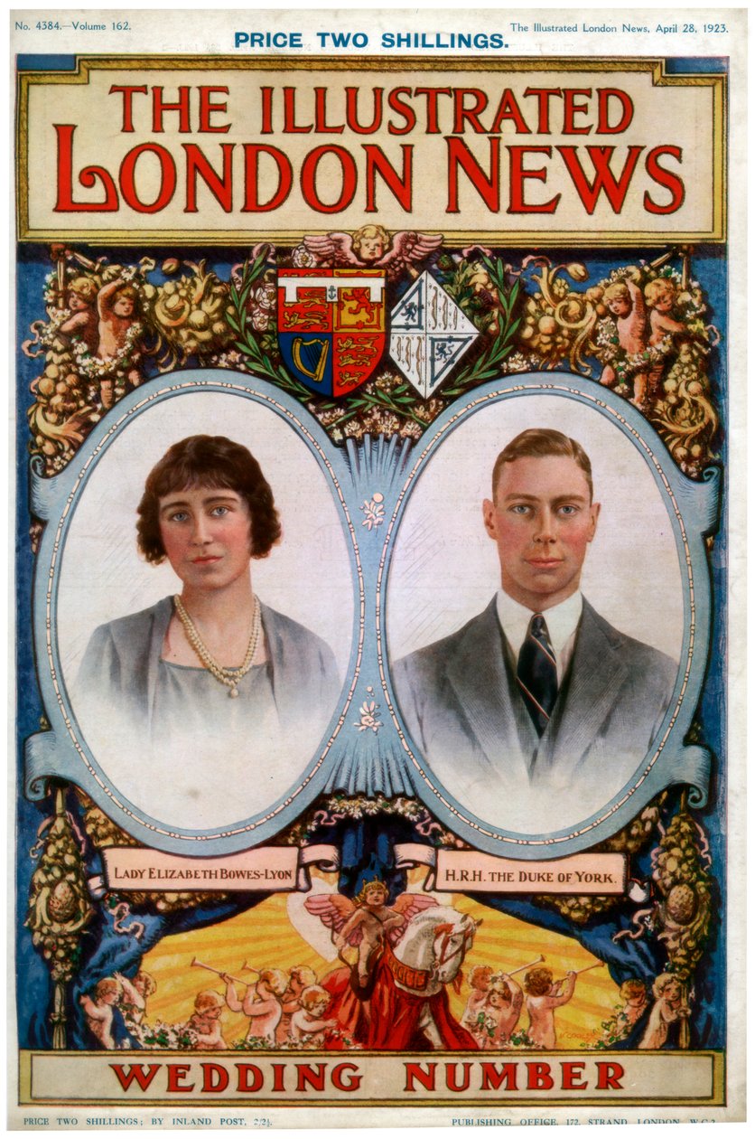 Forside av The Illustrated London News Wedding Number, 28. april 1923 av Unbekannt