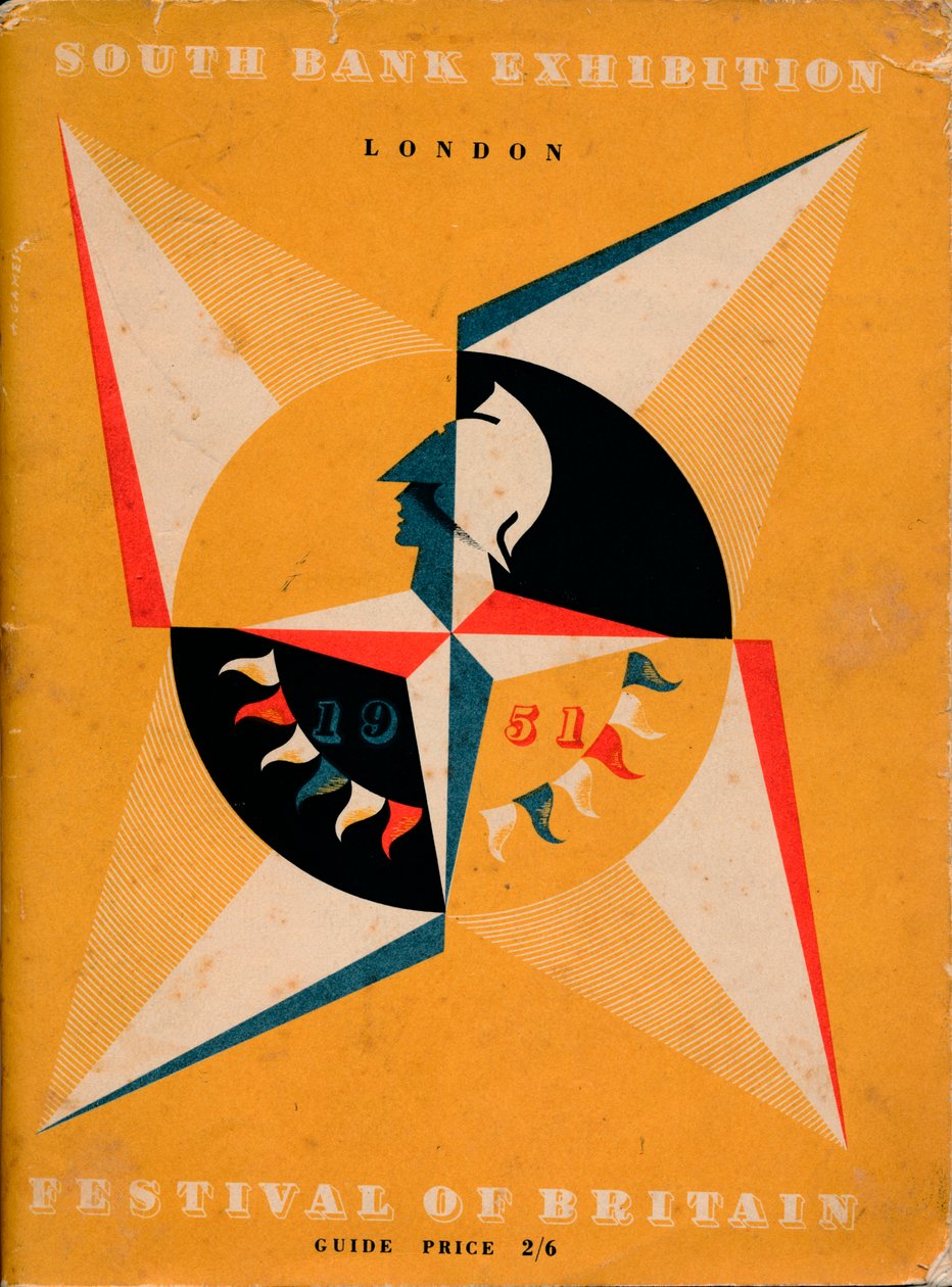 Forside av en guide til Festival of Britain, 1951 av Unbekannt