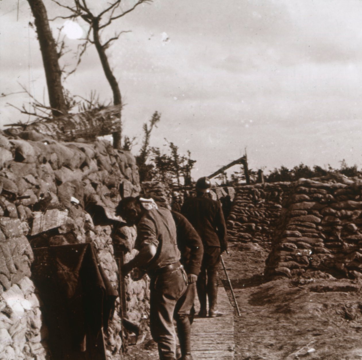 Frontlinje, Diksmuide, Belgia, c1914-c1918 av Unbekannt