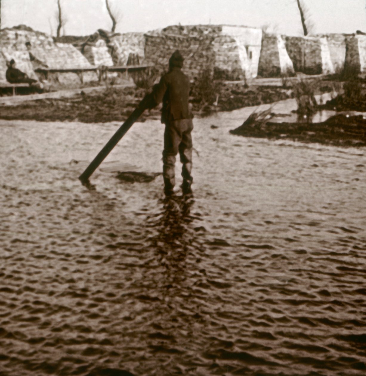 Frontlinje, Ramskapelle, Belgia, c1914-c1918 av Unbekannt