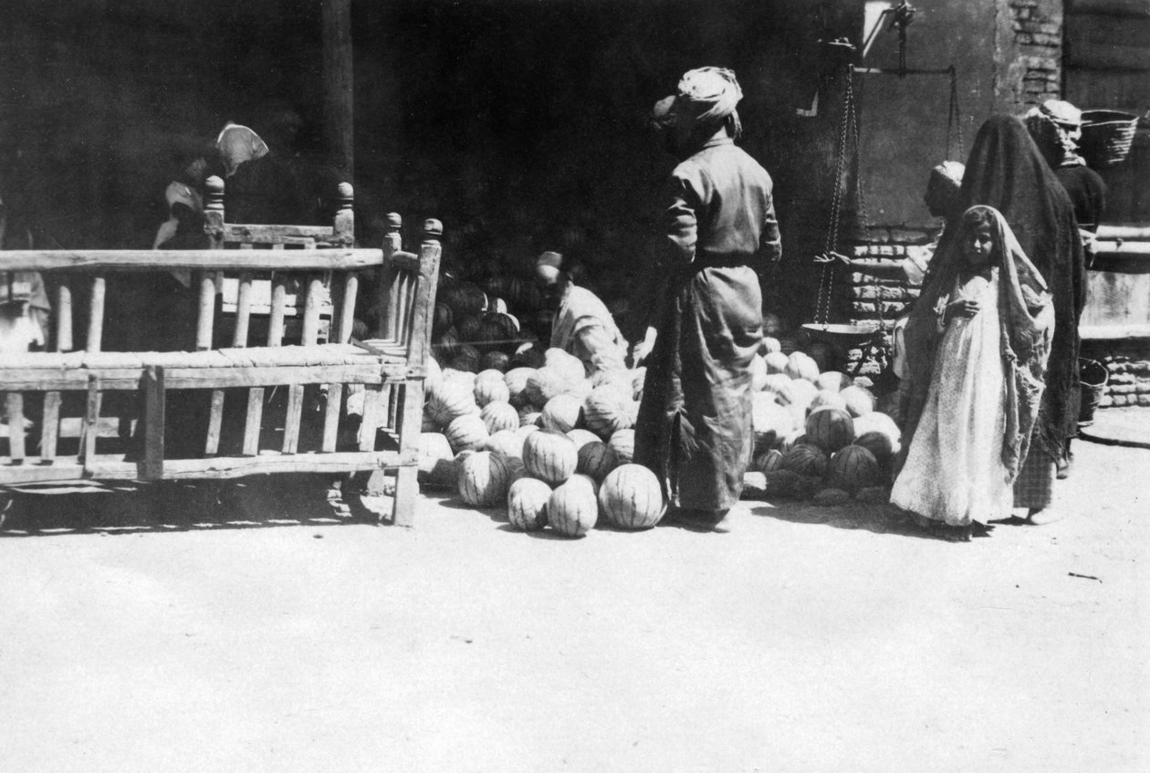 Fruktbod, Bagdad, Mesopotamia, WWI, 1918 av Unbekannt