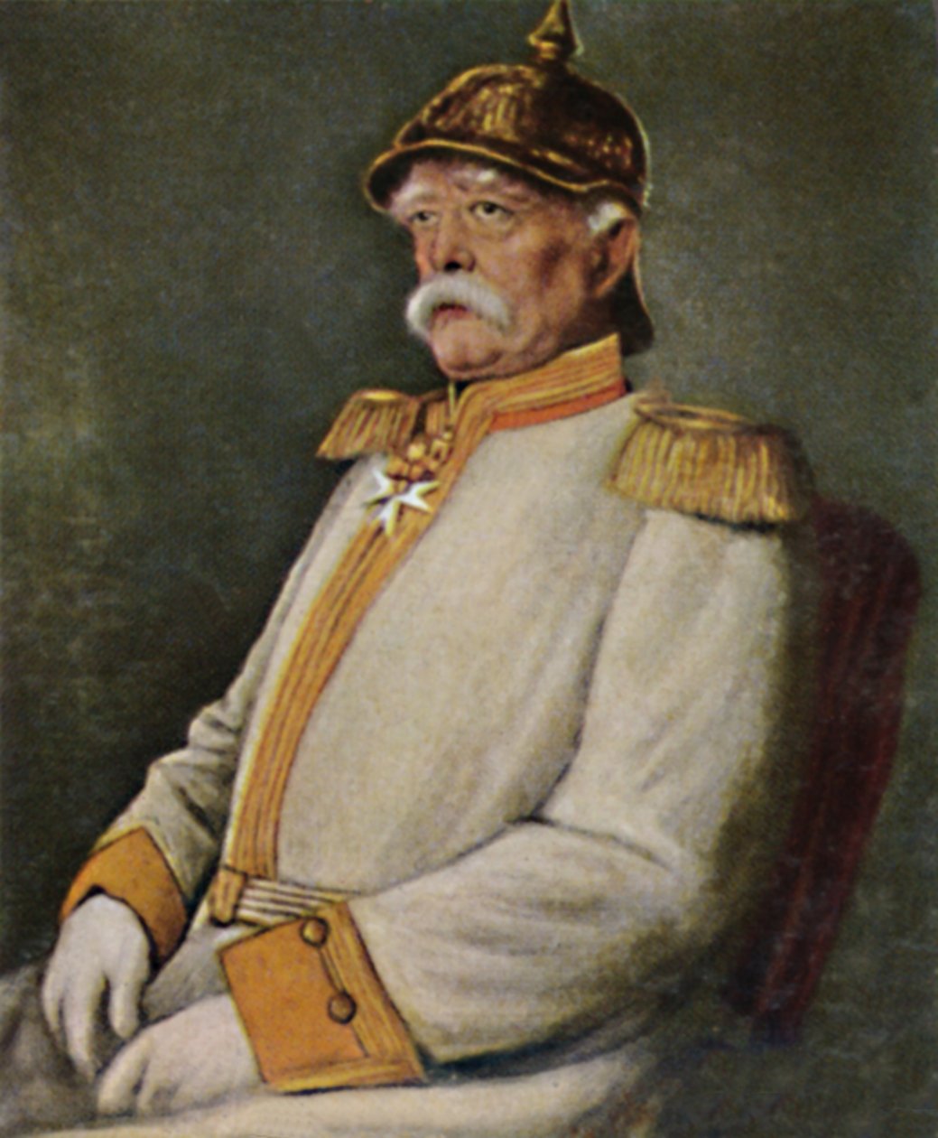 Prins Bismarck 1815-1898. - Maleri av Lenbach, 1934. av Unbekannt