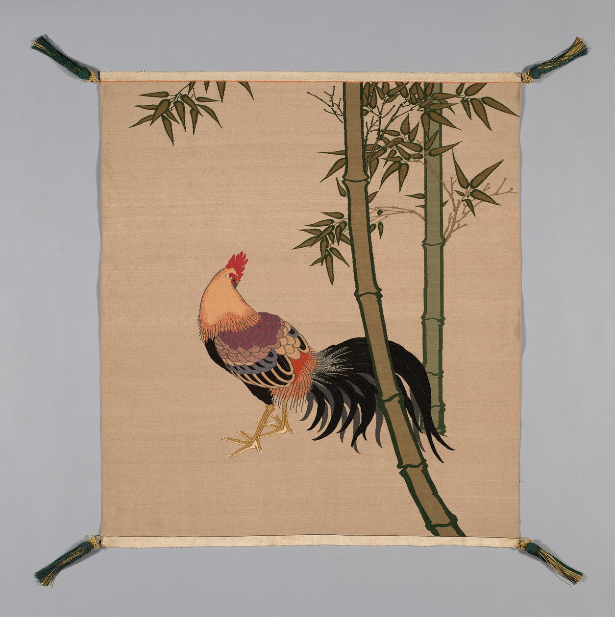 Fukusa gaveomslag, Japan, sen Edo-periode 1789-1868 Meiji-periode 1868-1912, 1800-tallet. av Unbekannt