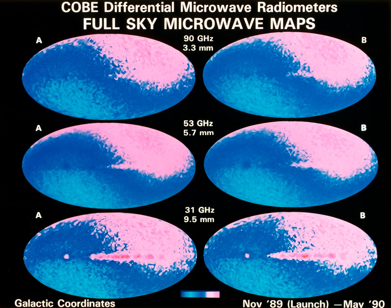 Mikrobølgekart med full himmel, 1990 av Unbekannt