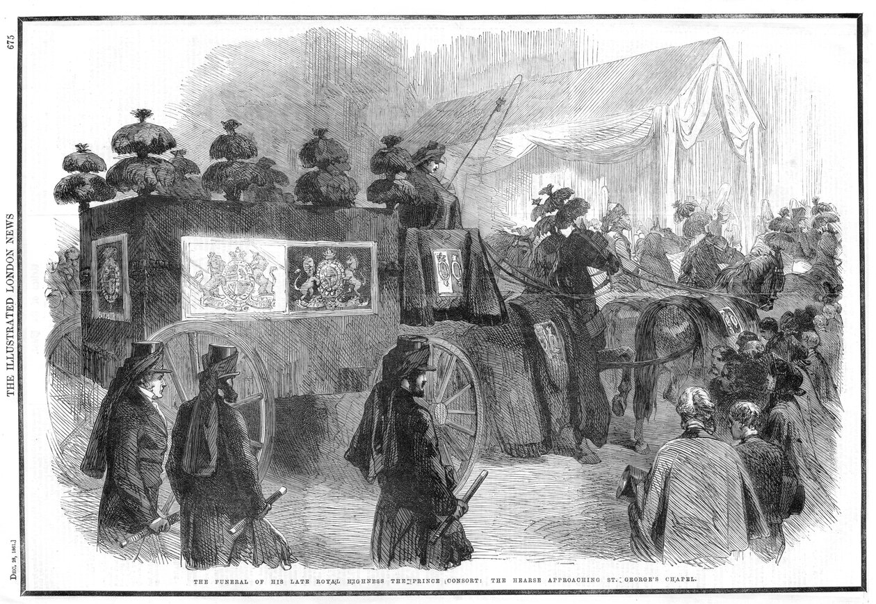 Begravelse av Albert, Prince Consort, 1861 av Unbekannt