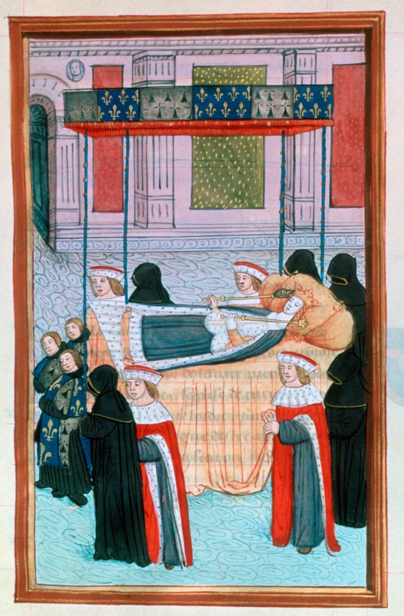 Begravelse til Anne av Bretagne, Paris, 1514, 1500-tallet av Unbekannt