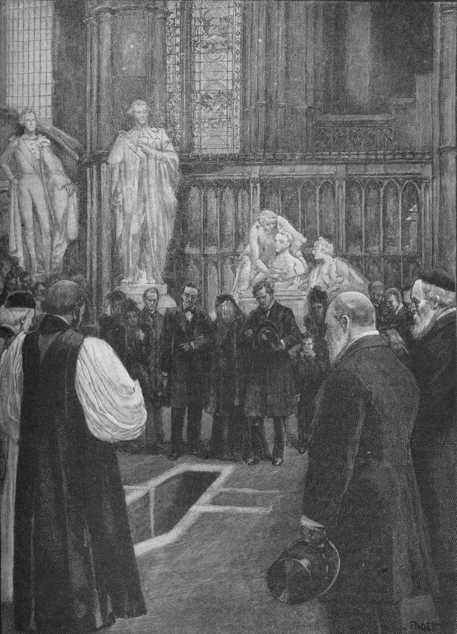 Begravelse av William Ewart Gladstone i Westminster Abbey, London, 1898 1906 av Unbekannt