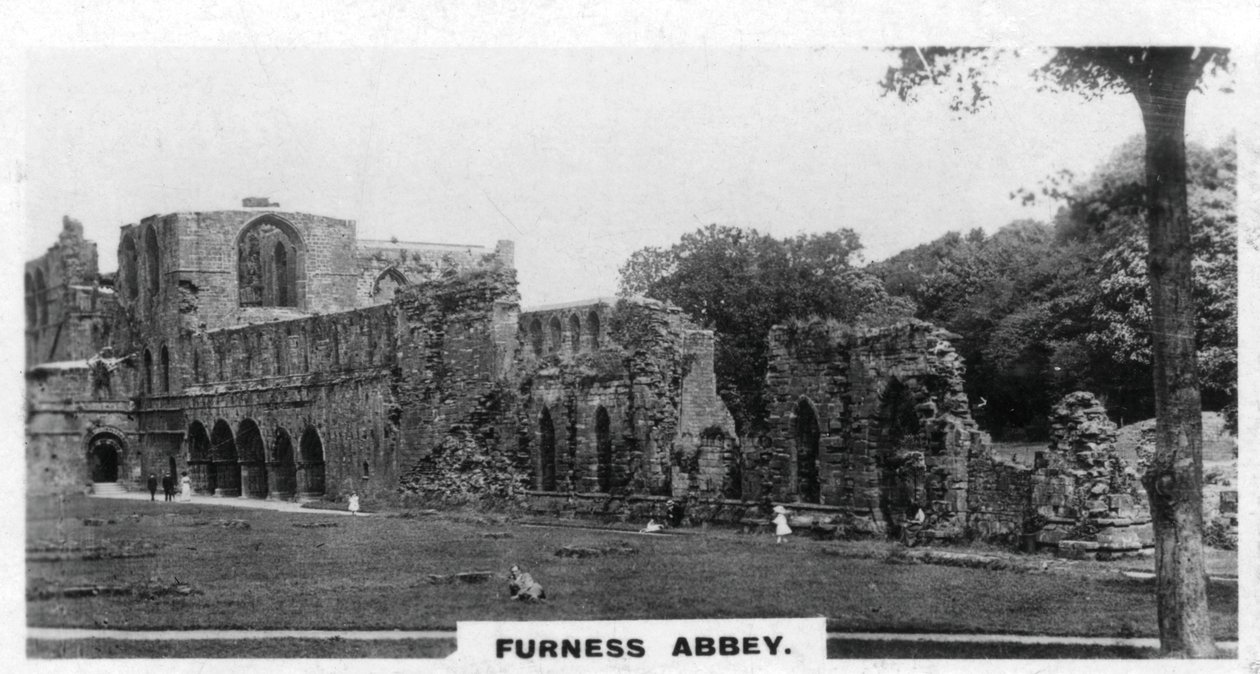 Furness Abbey, Cumbria, ca 1920-tallet av Unbekannt