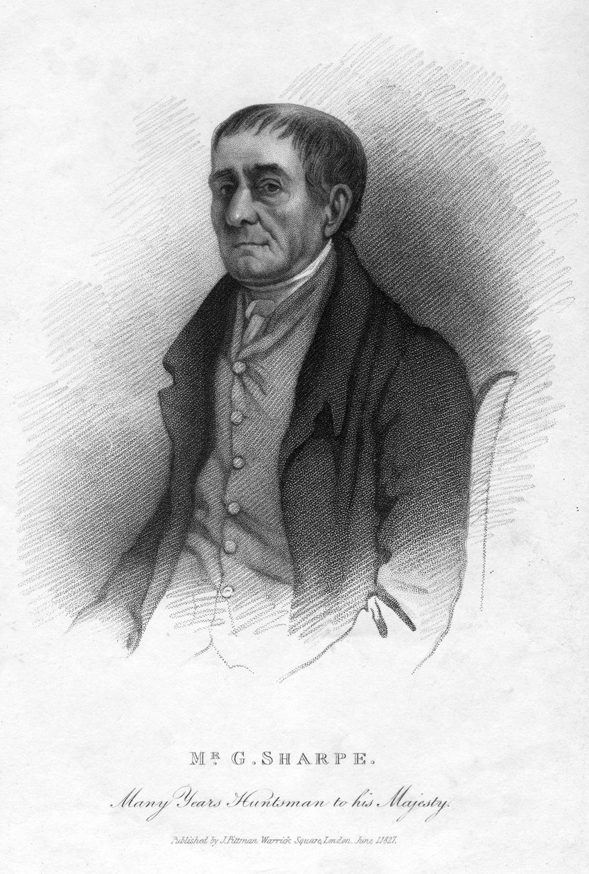 G Sharpe, kongelig jeger, 1827 av Unbekannt