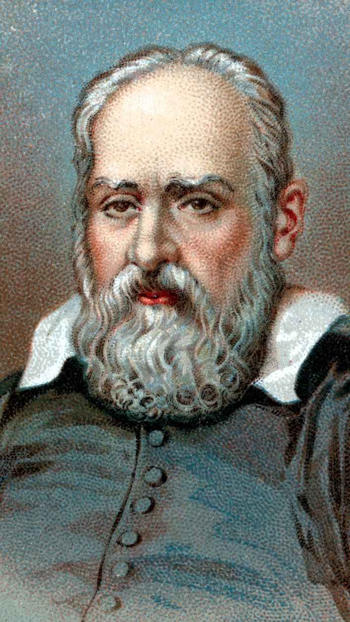 Galileo Galilei , italiensk astronom og matematiker, ca 1630-tallet av Unbekannt