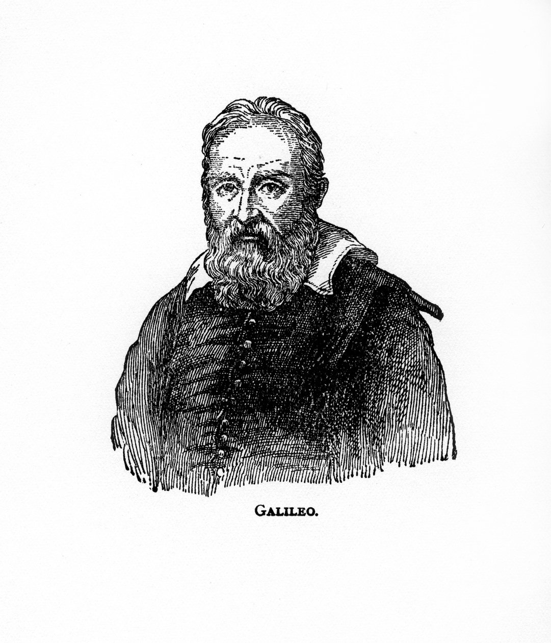 Galileo Galilei , italiensk fysiker, astronom og filosof, 1900-tallet av Unbekannt
