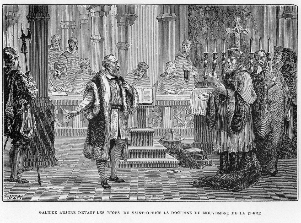 Galileo overfor inkvisisjonen, Roma, 1633 1870 av Unbekannt