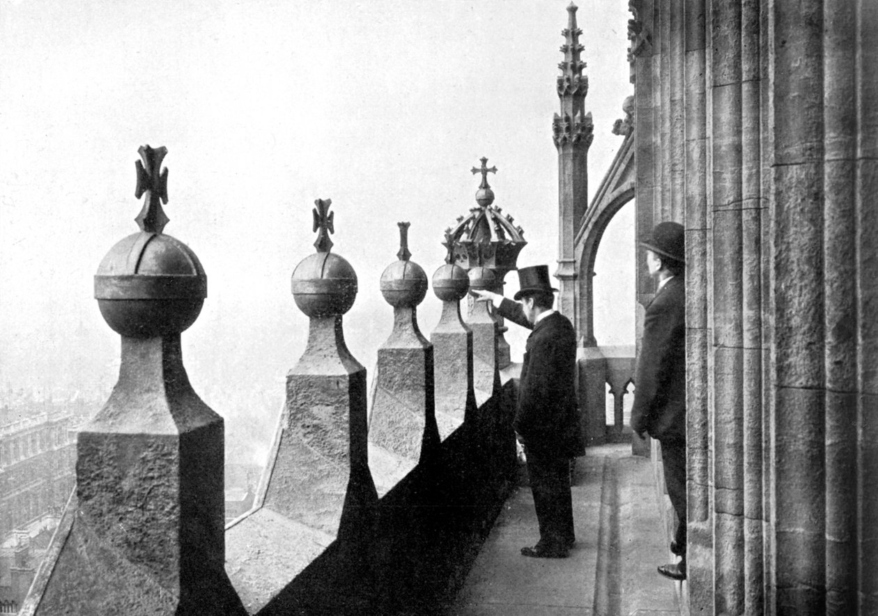 Galleri over urskiven, Big Ben, Palace of Westminster, London, c1905 av Unbekannt