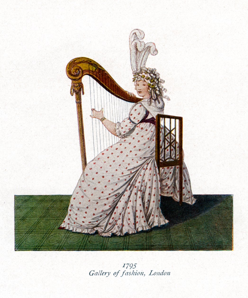 Gallery of fashion, London, 1795 av Unbekannt