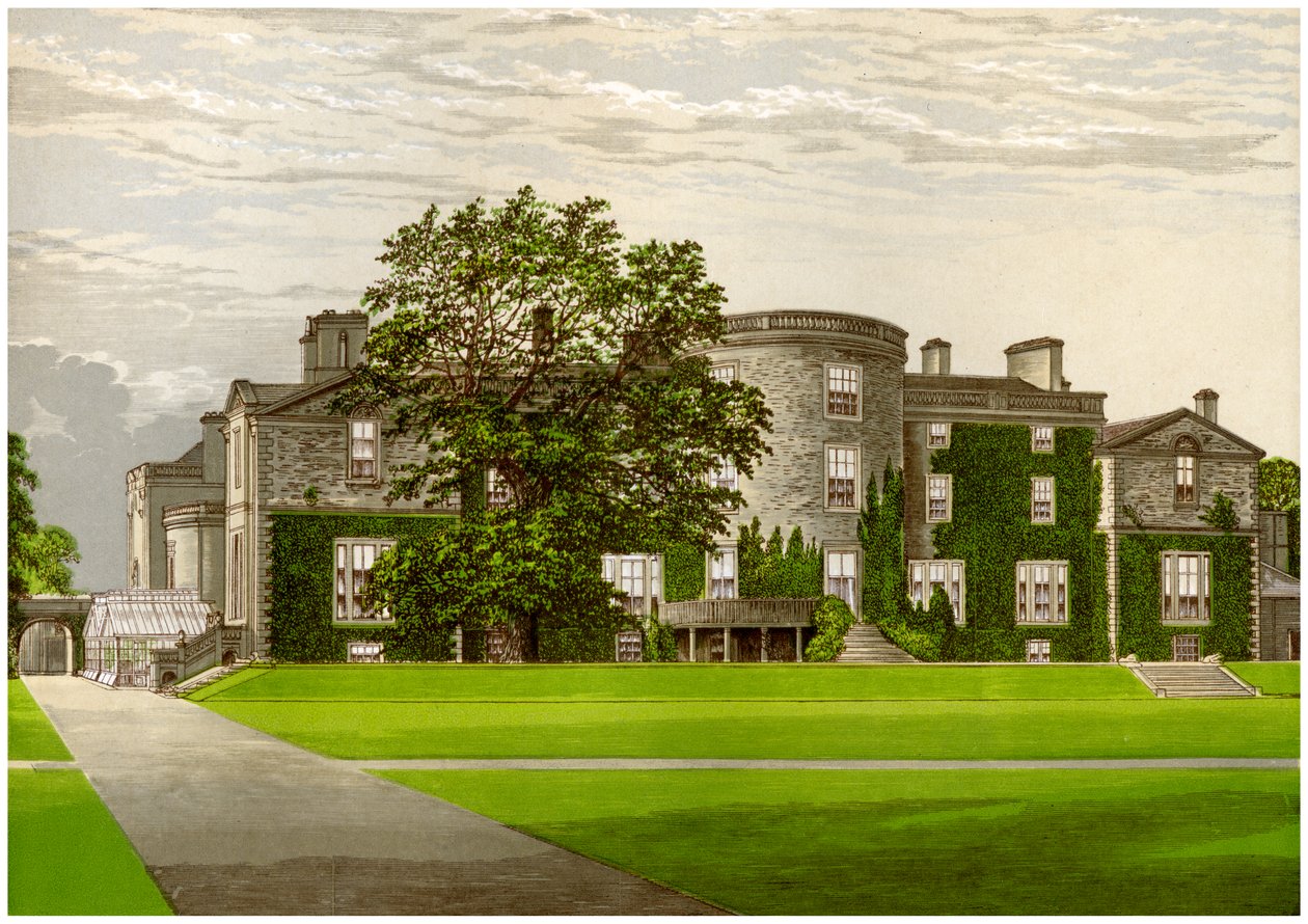Galloway House, Wigtownshire, Skottland, hjemmet til jarlen av Galloway, c1880 av Unbekannt
