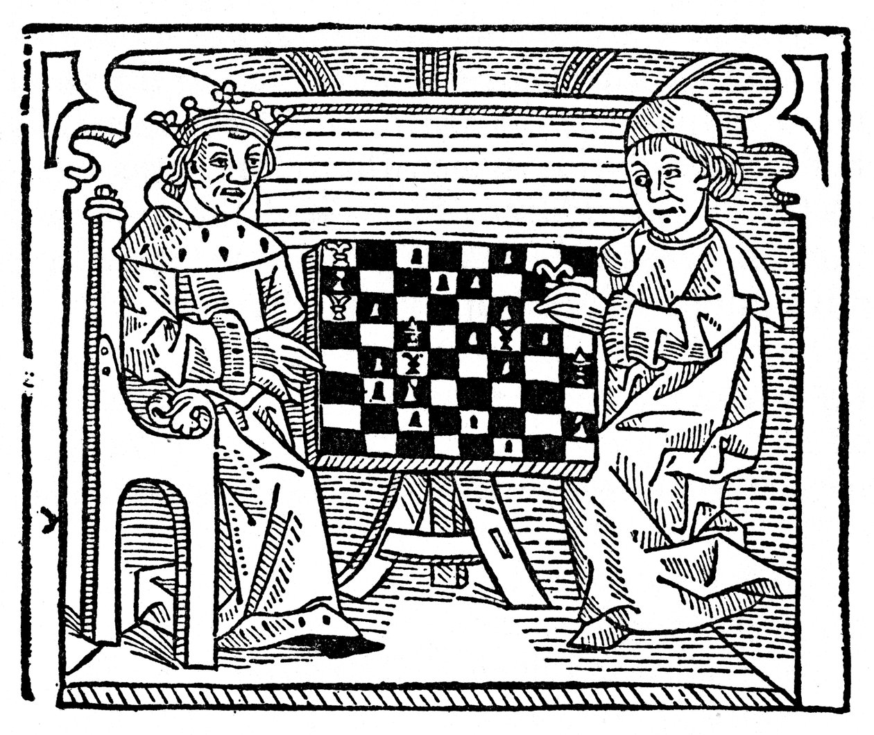 Spill og spill av sjakk, 1474 1956 av Unbekannt